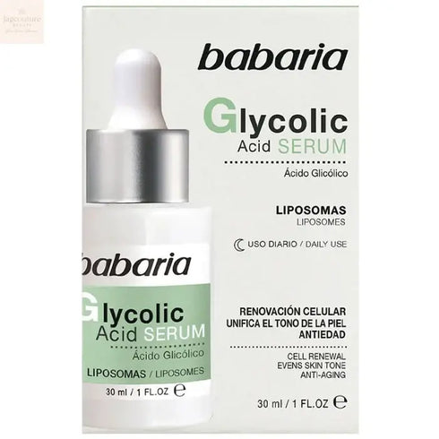 Babaria Glycolic Acid Serum Cell Renewal 30ml - Jag Couture Beauty