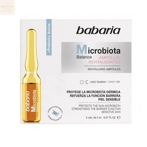 Babaria Microbiota Balance Tratamiento Ampollas Revitalizantes Piel Sensible Uso Diario 5un Jag Couture Beauty