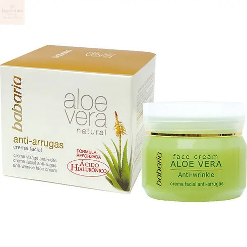 Babaria Natural Anti Wrinkle Face Cream Aloe Vera 50ml - Jag Couture Beauty