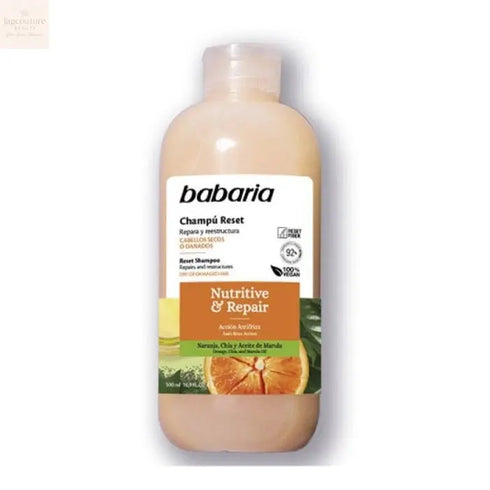 Babaria Reset Nutritive & Repair Shampoo 500ml Jag Couture Beauty