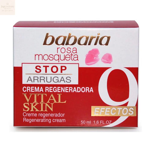 Babaria Rosa Mosqueta Vital Skin Regenerating Cream Stop Wrinkles 50ml Jag Couture Beauty