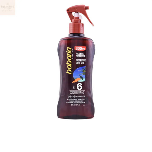 Babaria Spf6 Protective Sun Oil With Carrot Oil 300ml - Jag Couture Beauty