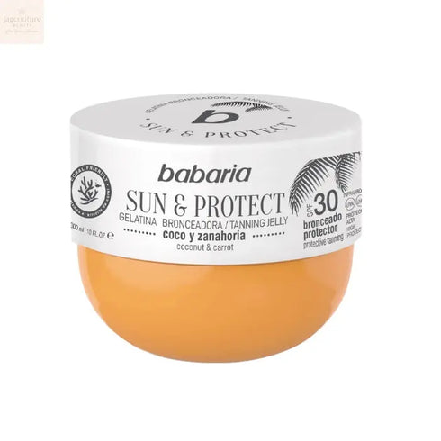 Babaria Tanning Jelly Sun & Protect Coconut And Carrot Spf30 300ml - Jag Couture Beauty