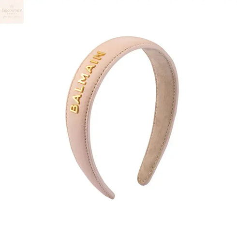 Balmain Genuine Leather Headband Jag Couture Beauty