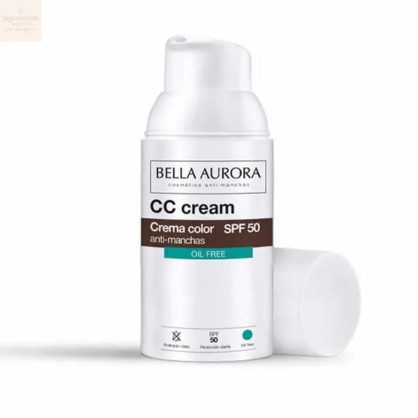 Bella Aurora CC Cream Anti-Blemish Oil Free Spf50 30ml Jag Couture Beauty