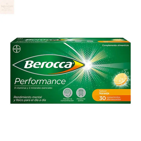 Berocca Performance 30 Effervescent Tablets Orange Jag Couture Beauty