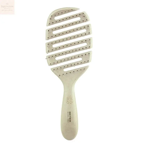 Beter Detangling Natural Fiber Flexible Vent Brush Beige Jag Couture Beauty