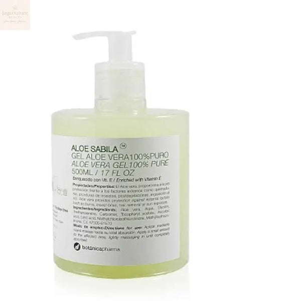 Botanicapharma Aloe Sabila 100% Gel 500ml Jag Couture Beauty
