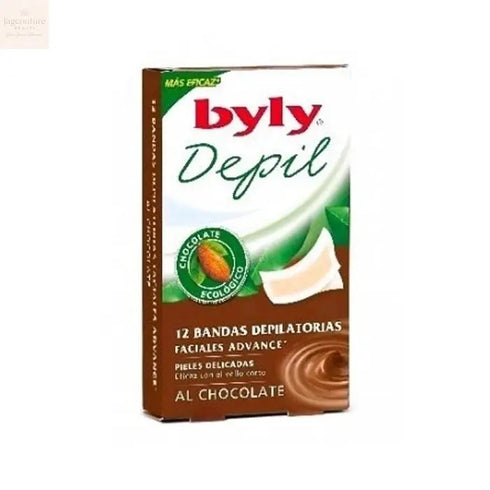 Byly Depil Chocolate Facial Bands 12 Units Jag Couture Beauty