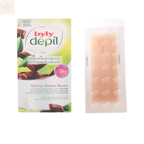 Byly Depil Chocolate Hair Removal Strips Body With Chocolate 12 Units Jag Couture Beauty