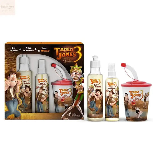 Cartoon Tadeo Jones Eau De Cologne Spray 150ml Set 3 Pieces Jag Couture Beauty