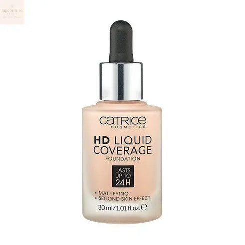 Catrice Hd Liquid Coverage Foundation Lasts Up to 24h 020-Rose Beige 30ml Jag Couture Beauty