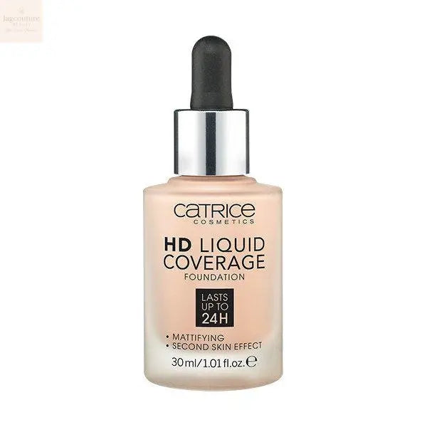 Catrice Hd Liquid Coverage Foundation Lasts Up to 24h 020-Rose Beige 30ml Jag Couture Beauty