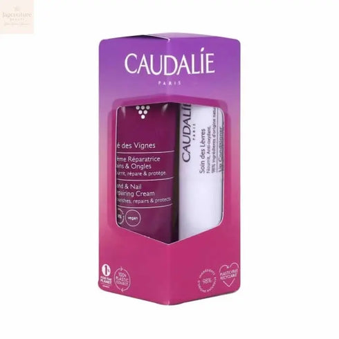 Caudalie Thé Des Vignes Hand & Nail Cream 30ml + Lip Balm 4.5g - Jag Couture Beauty