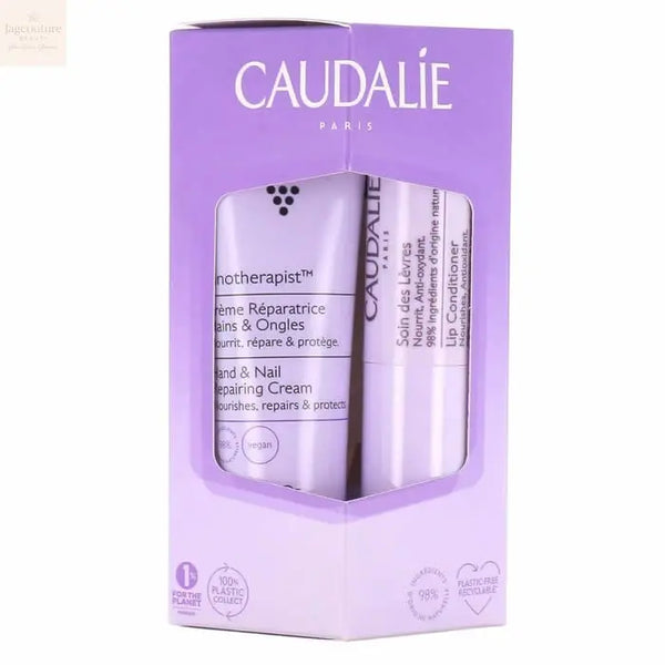 Caudalie Vinotherapist Hand and Nail Repair Cream 30 ml + Lip Care 4.5 g - Jag Couture Beauty