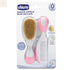 Chicco Brush and Comb Natural Hair Rose 0m+ Jag Couture Beauty