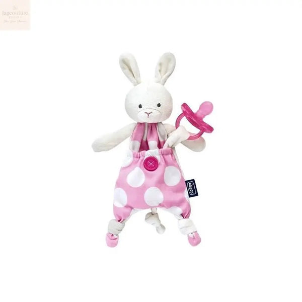 Chicco Dummy Guardian Pocket Bunny Pink - Jag Couture Beauty
