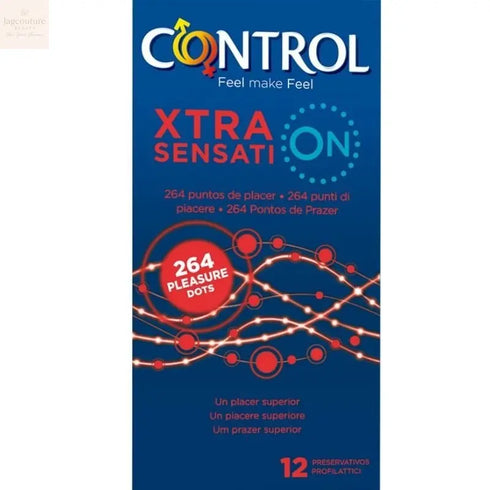 Condoms Control Xtra Sensation 12 pieces Jag Couture Beauty
