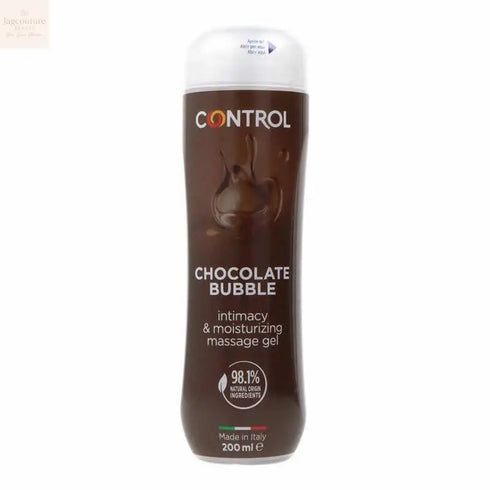 Control Chocolate Bubble Gel Massage 200ml - Jag Couture Beauty