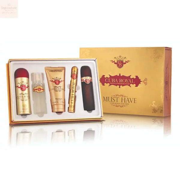 Cuba Paris Must Have Royal Eau De Toilette Spray 100ml Set 5 Pieces 2020 Jag Couture Beauty