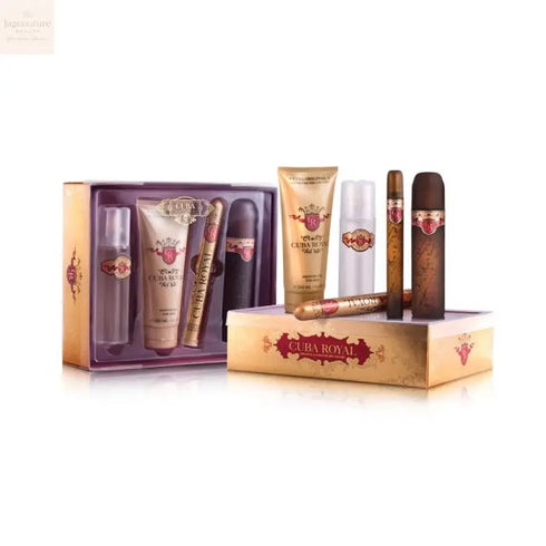 Cuba Paris Royal Eau De Toilette Spray 100ml Set 4 Pieces 2020 - Jag Couture Beauty