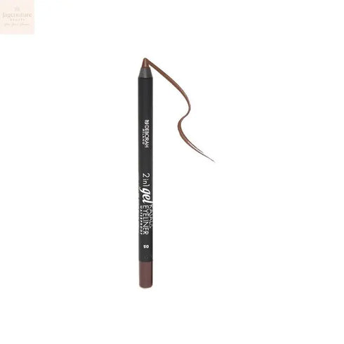Deborah Milano 2 In 1 Gel Kajal And Eyeliner Waterproof 05 Brown Jag Couture Beauty