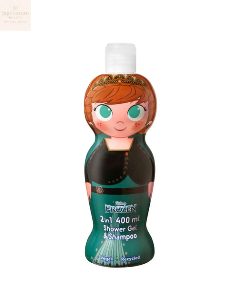Disney Air-Val Frozen Anna Gel y Champu 1d 400ml Jag Couture Beauty