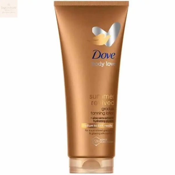 Dove Summer Revived Gradual Tanning Lotion Medium To Dark 200ml Jag Couture Beauty