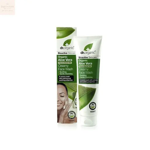 Dr Organic Aloe Vera Cream Face Wash 150ml Jag Couture Beauty
