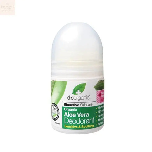Dr Organic Aloe Vera Deodorant Roll On 50ml Jag Couture Beauty