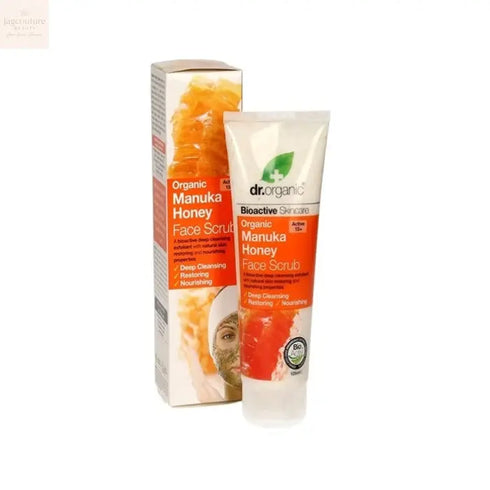 Dr Organic Manuka Honey Face Scrub 125ml Jag Couture Beauty