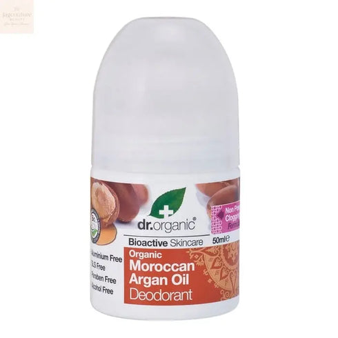Dr Organic Moroccan Argan Oil Deodorant Roll On 50ml Jag Couture Beauty