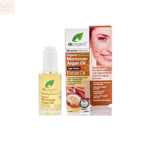 Dr Organic Moroccan Argan Oil Face Oil 30ml Jag Couture Beauty