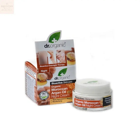 Dr Organic Moroccan Argan Oil Night Cream 50ml Jag Couture Beauty