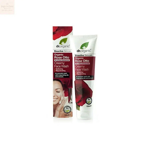 Dr Organic Rose Otto Cream Face Wash 150ml Jag Couture Beauty