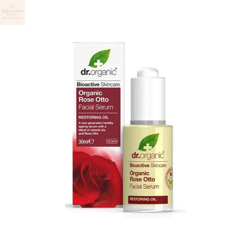 Dr Organic Rose Otto Facial Serum 30ml Jag Couture Beauty