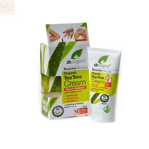Dr Organic Tea Tree Cream 50ml - Jag Couture Beauty