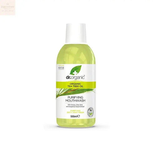 Dr Organic Tea Tree Mouthwash 500ml Jag Couture Beauty