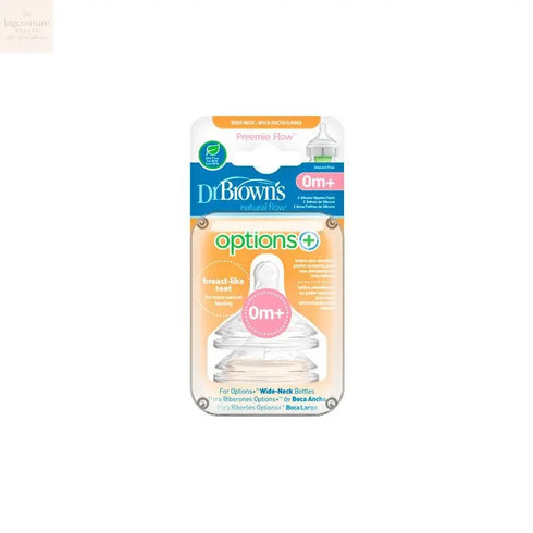 Dr.brown´s Dr Brown's Options Preemie Flow Tetina 2 Unidades Jag Couture Beauty
