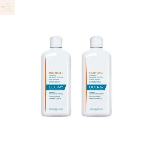 Ducray Anaphase+ Shampoo Hair Loss Supplement 2x400ml Jag Couture Beauty