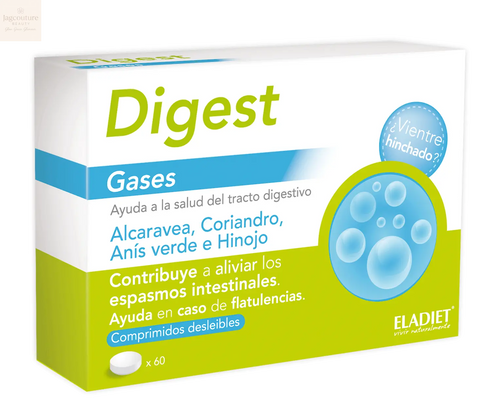 Eladiet Bigest Digest Gases 60 Comp Jag Couture Beauty