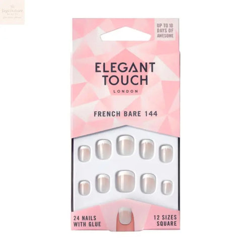 Elegant Touch Natural French Bare 144 XS - Jag Couture Beauty