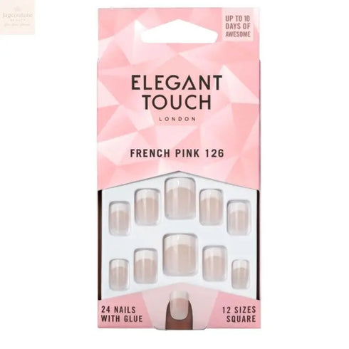 Elegant Touch Natural French Nails 126 Short Jag Couture Beauty