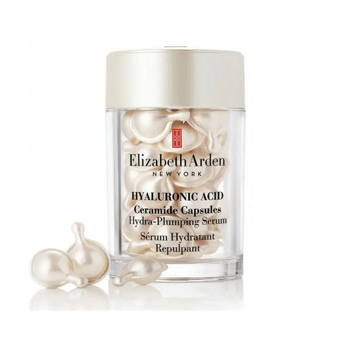 Elizabeth Arden Hyaluronic Acid Ceramide Hydra-Plumping Serum 90 Capsules - Jag Couture Beauty