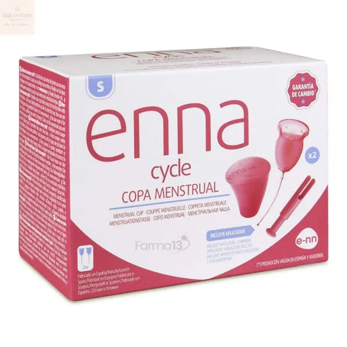 Enna Cycle Menstrual Cup Size S 2 Und + Applicator Jag Couture Beauty