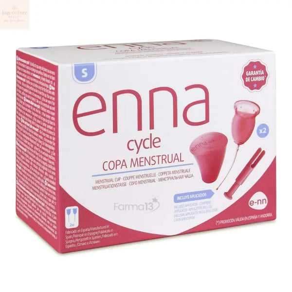 Enna Cycle Menstrual Cup Size S 2 Und + Applicator Jag Couture Beauty