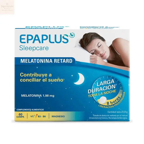 Epaplus Melatonina Retard Tryptophan Free 60 Tablets - Jag Couture Beauty