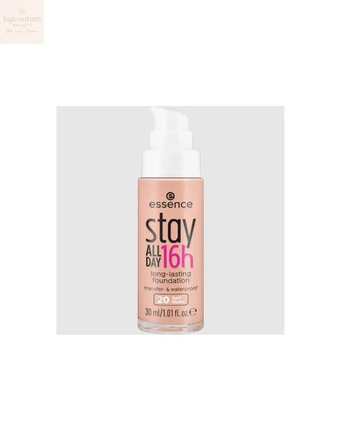 Essence Cosmetics Stay All Day 16h Long-Lasting Maquillaje 20-Soft Nude 30ml Jag Couture Beauty