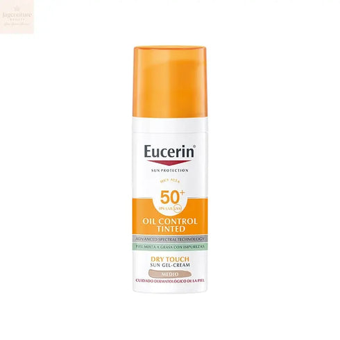 Eucerin Gel Cream Oil Control Colour Medium Spf50+ 50ml - Jag Couture Beauty