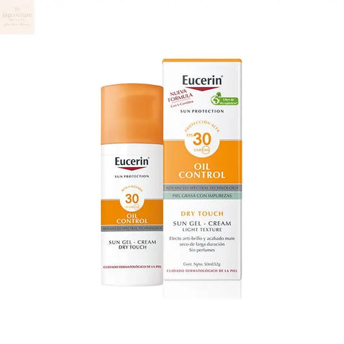 Eucerin Sun Gel Creme Oil Control Dry Touch Spf30 50ml Jag Couture Beauty